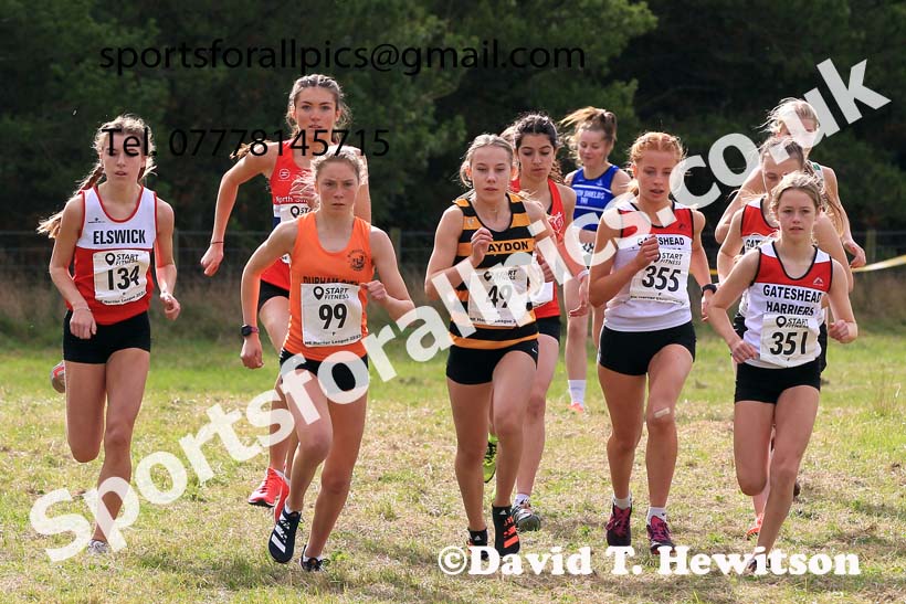 Womens under-17s and under-20s 2022 NEHL Druridge Bay, Northumberland, Sunday, October 9th. Photo: David T. Hewitson/Sports for All Pics